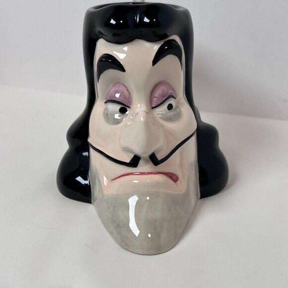 Disney 3D‎ Captain Hook Face Mug Vintage 90s Peter Pan WDW DISNEY Parks - Picture 6 of 14